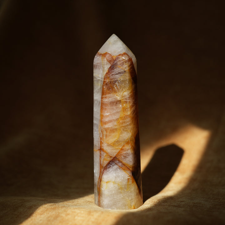 Golden Healer Quartz Tower