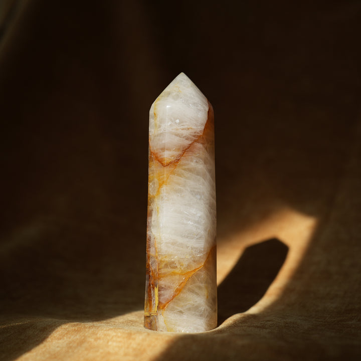 Golden Healer Quartz Tower