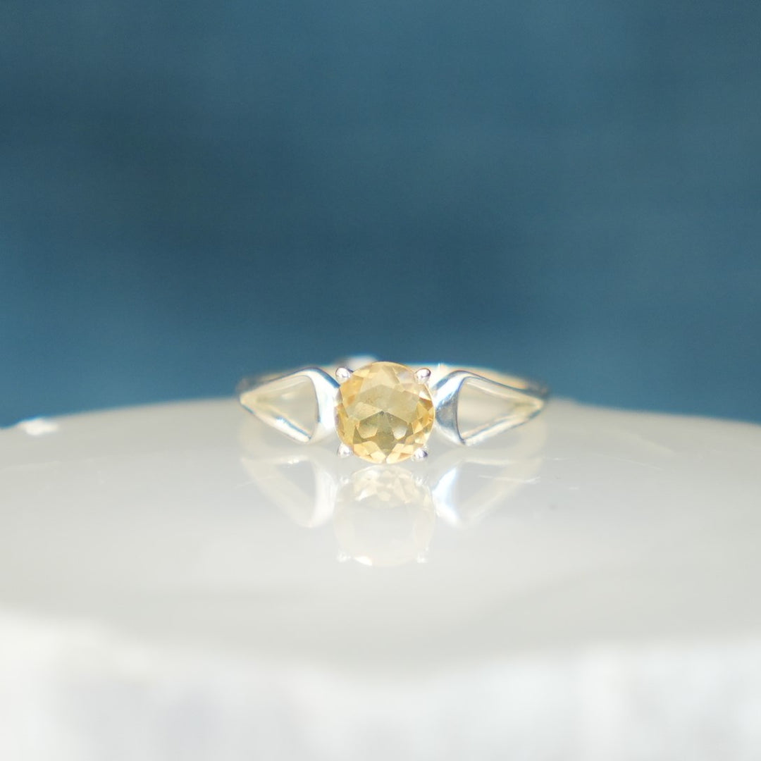 Citrine Sterling Silver Ring