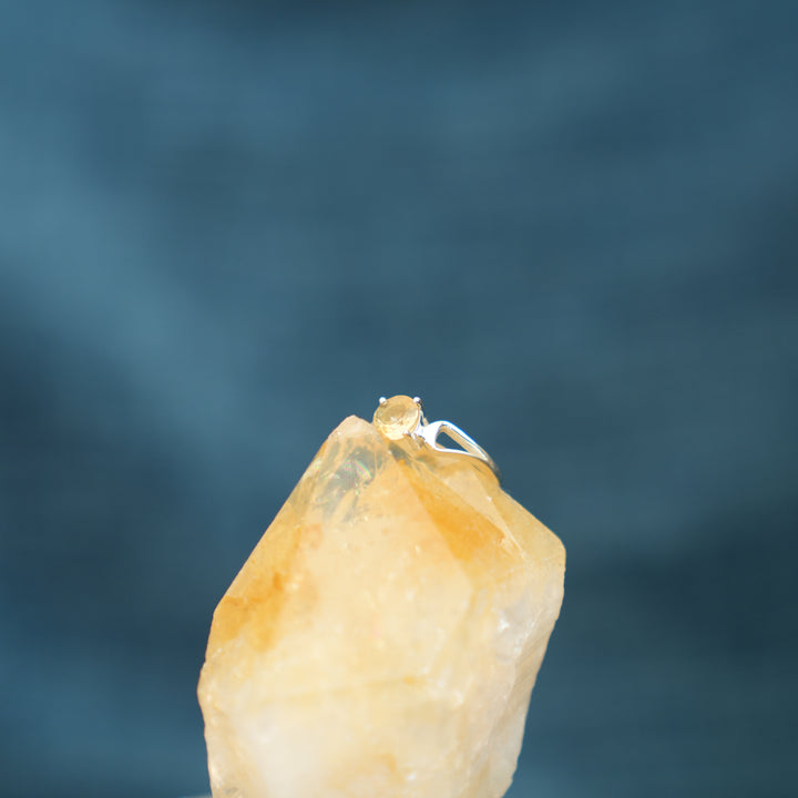 Citrine Sterling Silver Ring