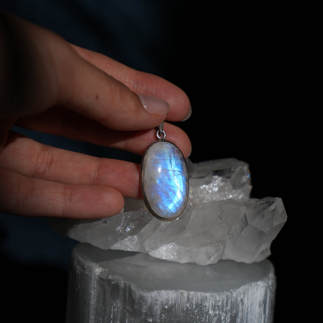 Moonstone Sterling Silver Pendant