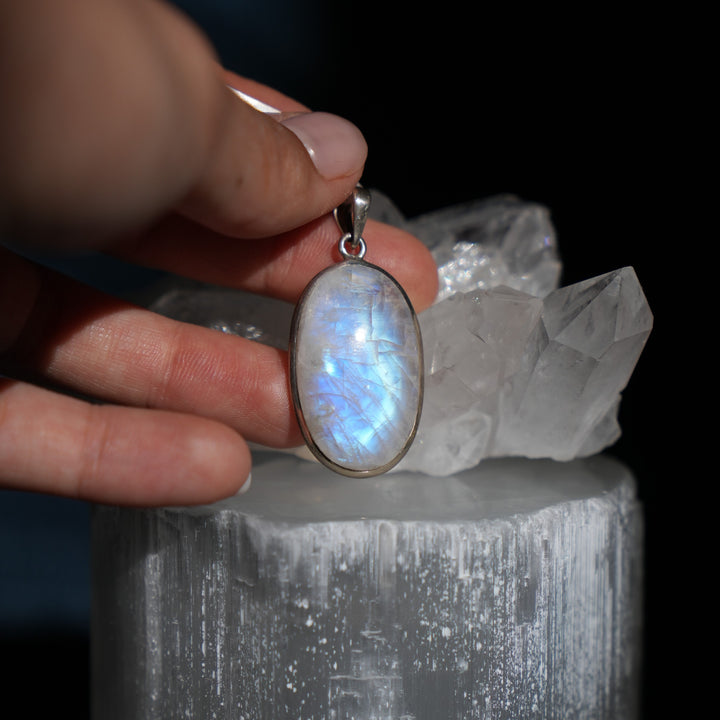 Moonstone Sterling Silver Pendant