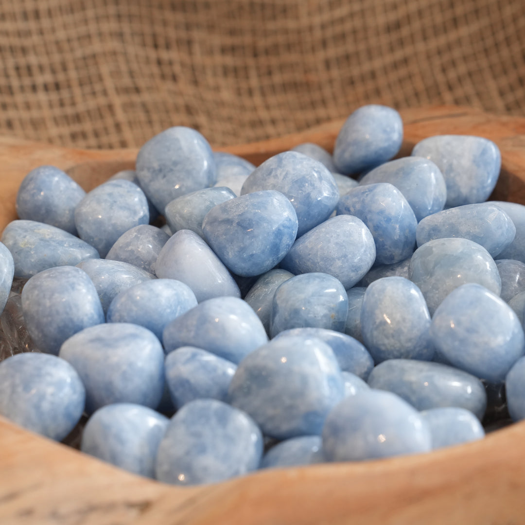 Tumbled - Blue Calcite