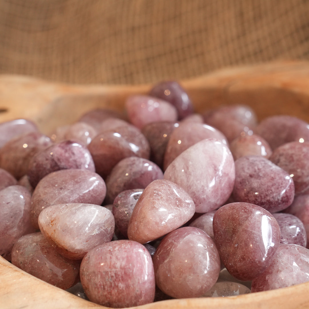 Tumbled - Strawberry Quartz