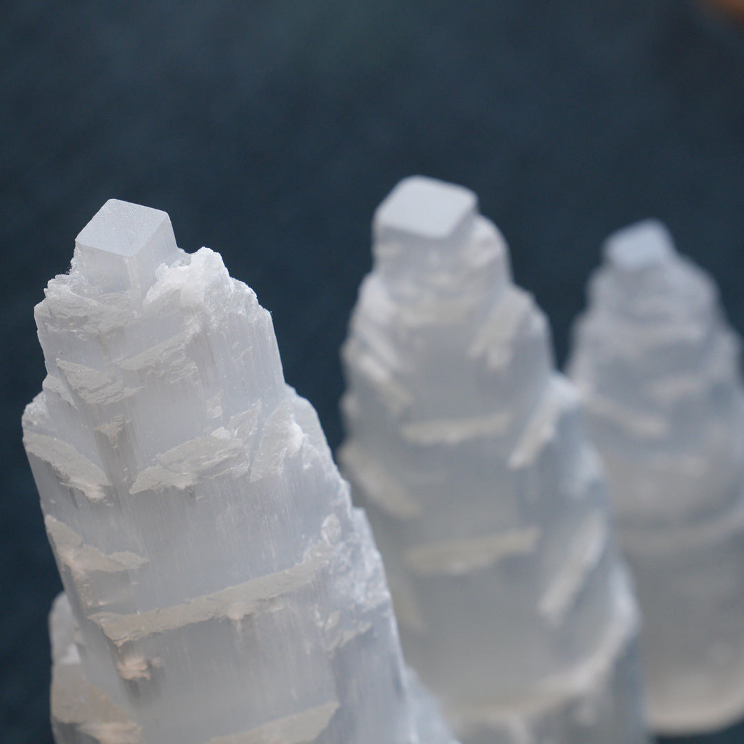 Selenite Tower Lamp (3 Sizes)