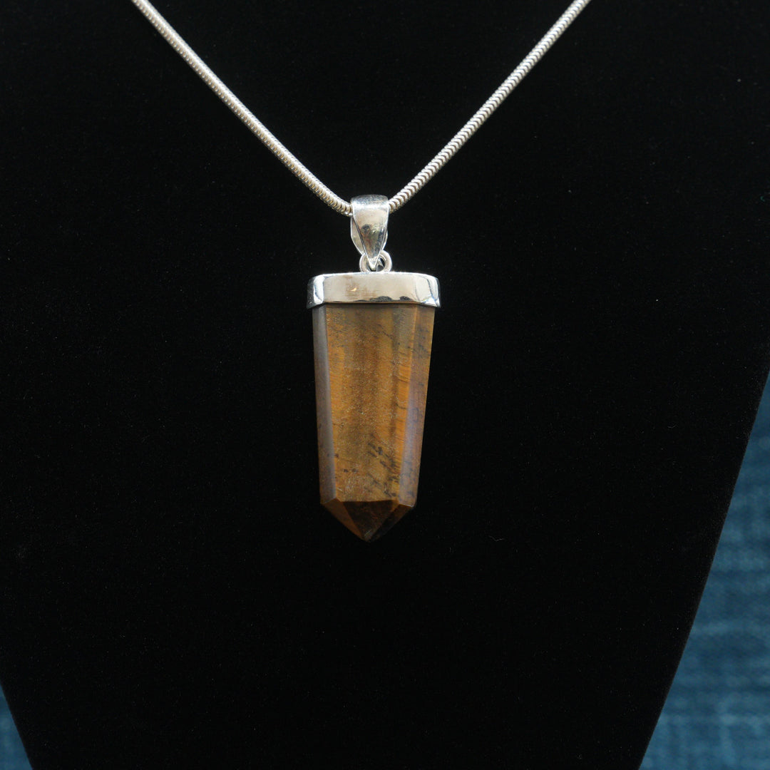 Tiger Eye Point Pendant